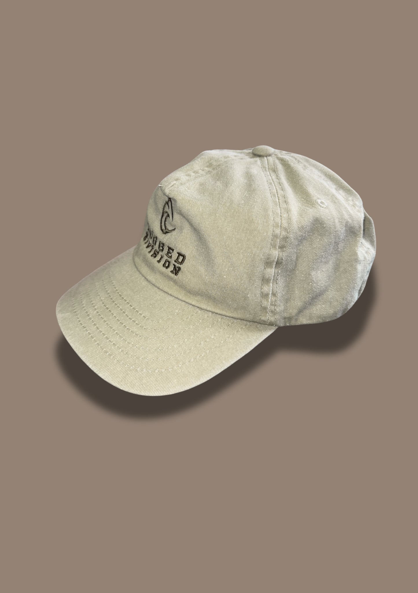 Dad Cap Brodert Brun