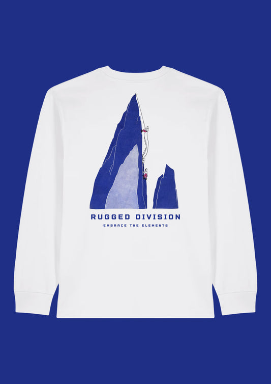 Long sleeve hvit