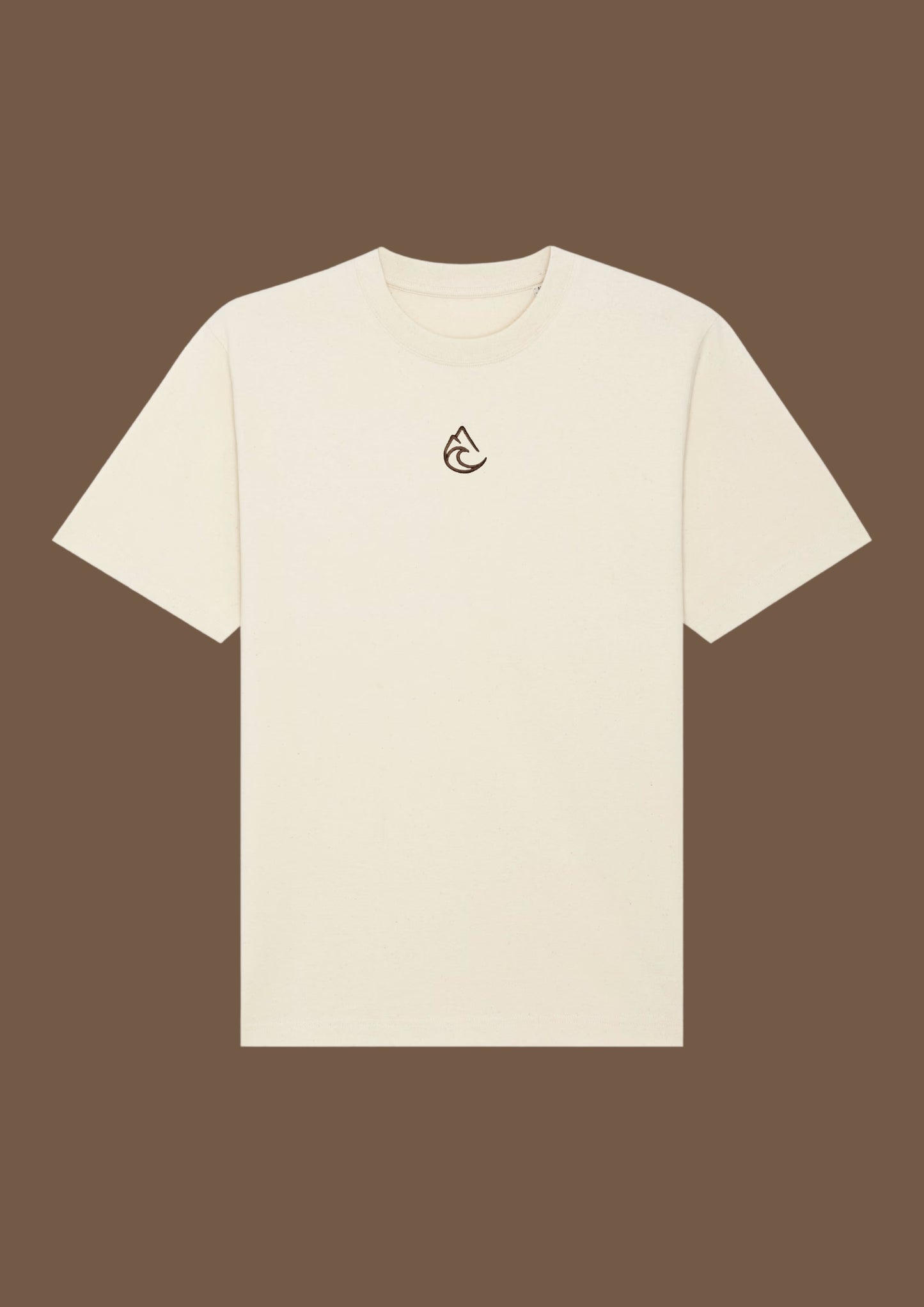Brodert T-skjorte (Beige)