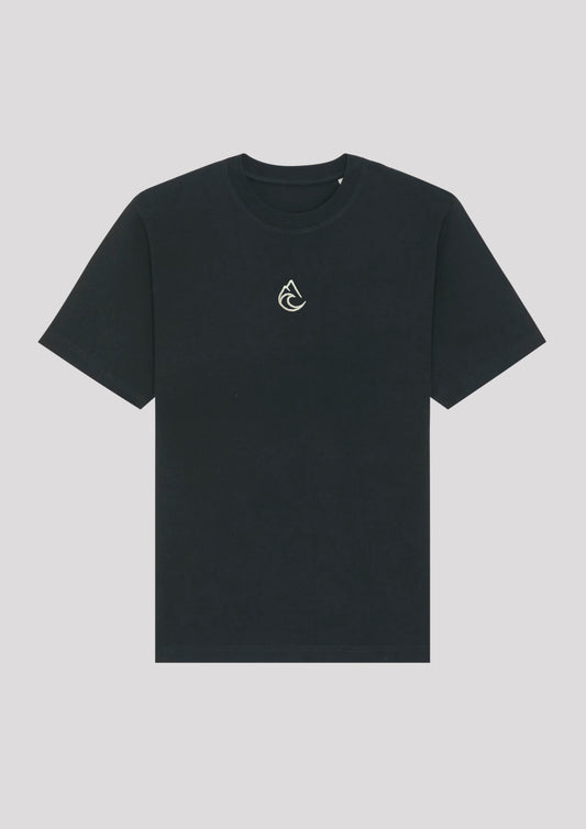 T-shirt Brodert Svart